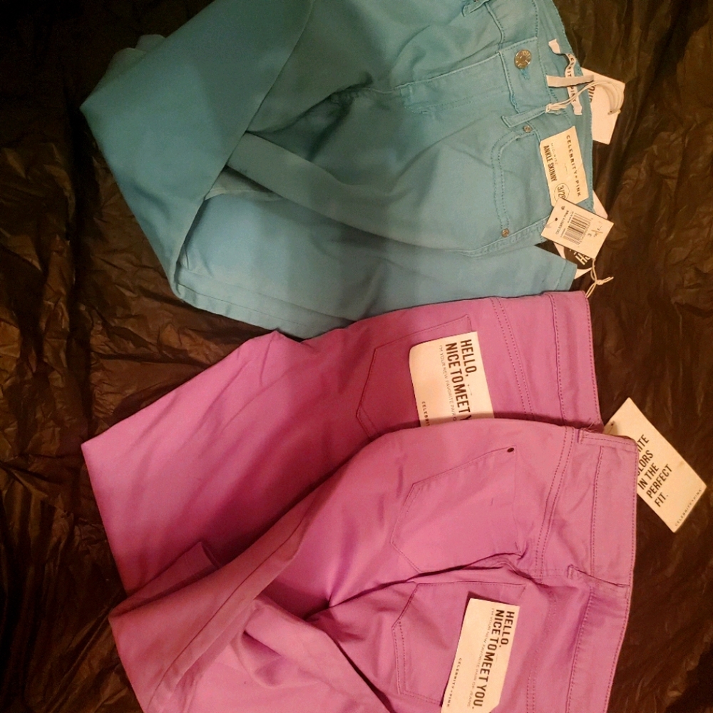 Celebrity pink jeans